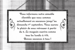 message de fermeture pour vacances