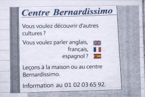 publicité centre bernardissimo avec langues