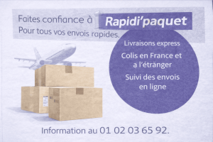 publicité de livraison express