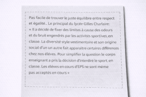 texte sur l'équilibre entre respect et égalité