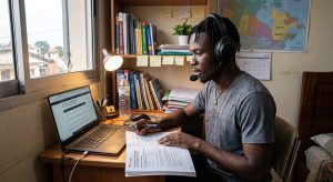 etudiant ecoute co entrainement